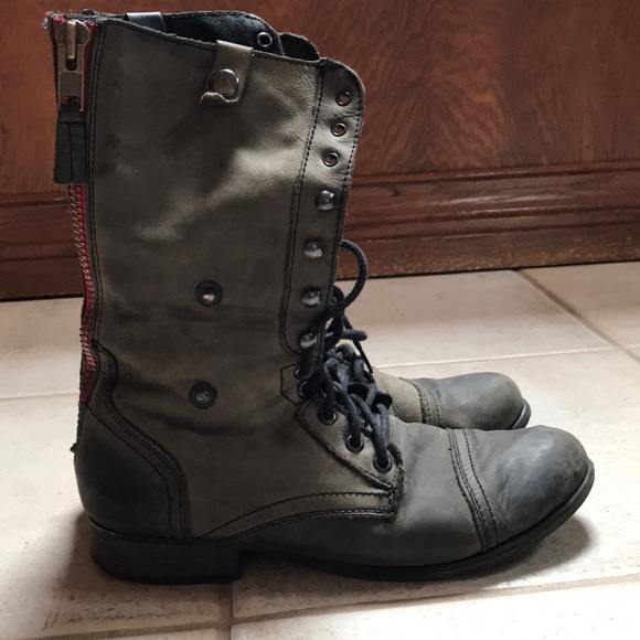 Steve Madden Shoes - Steve Madden distressed combat boots